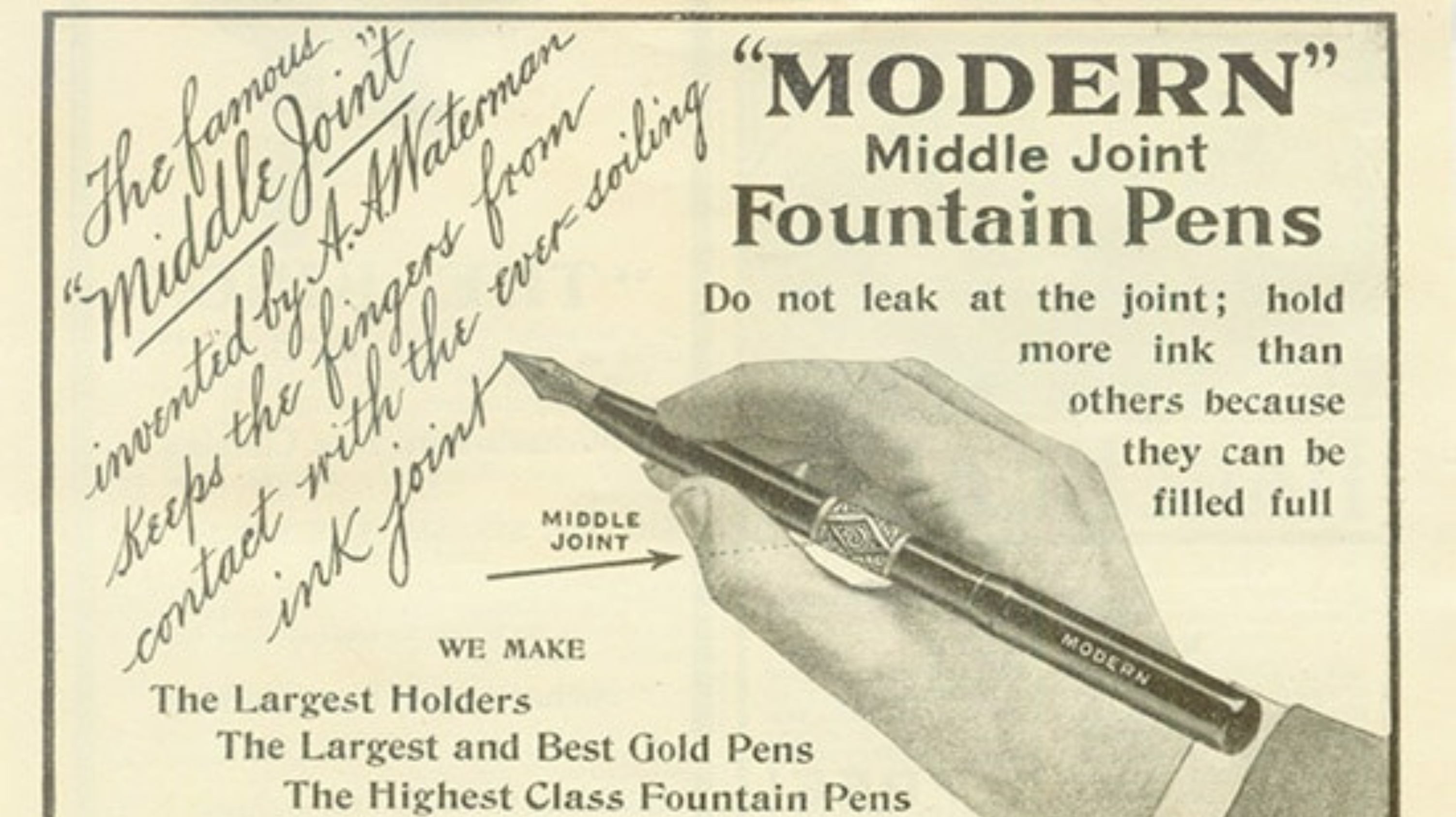 Who Invented the Fountain Pen?