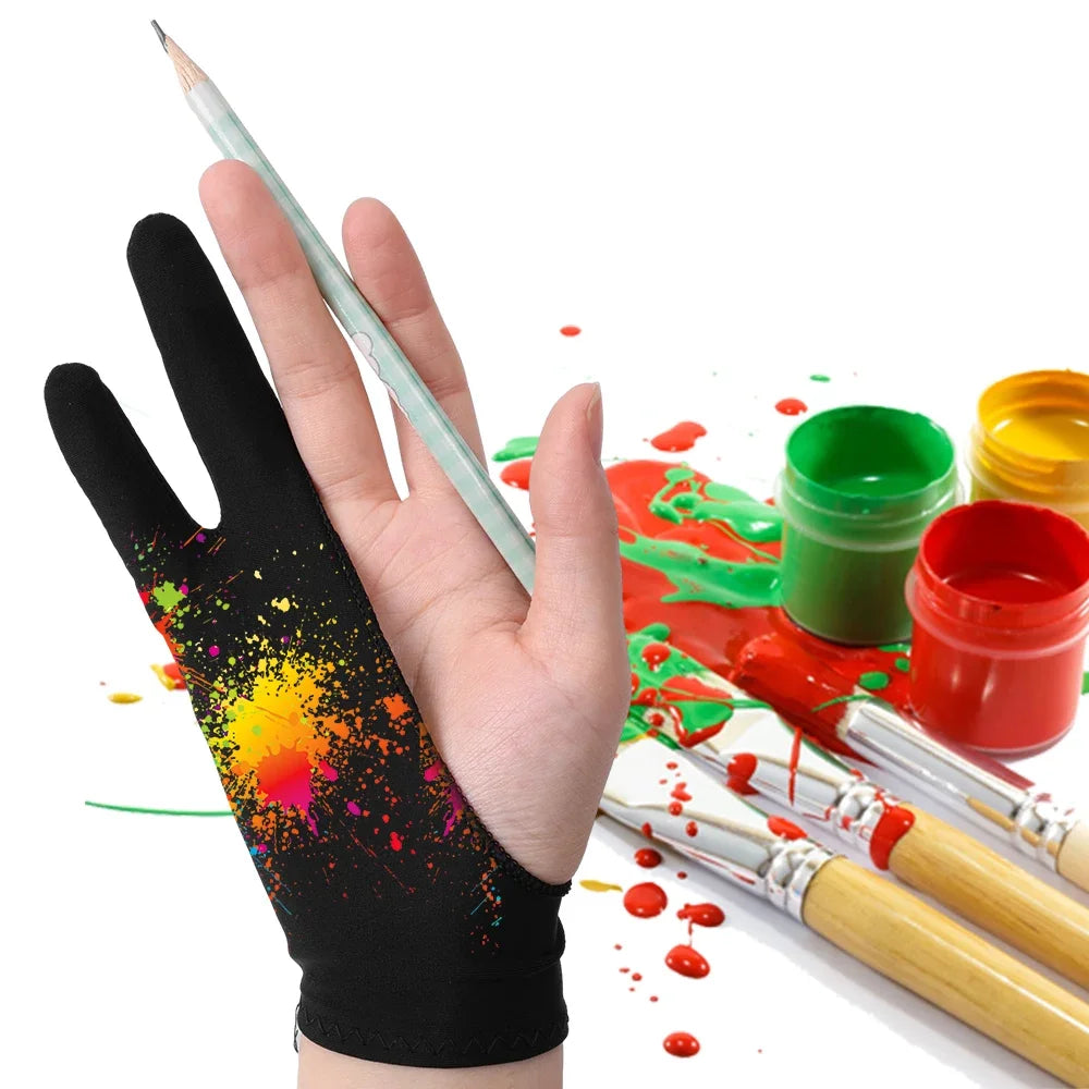 Two-Finger Artist Glove for Drawing