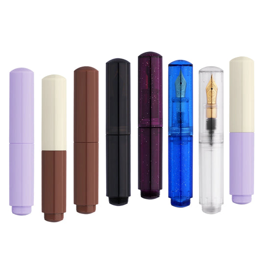 Mini Pocket Fountain Pens - Sleek Matte and Starry Sky Designs