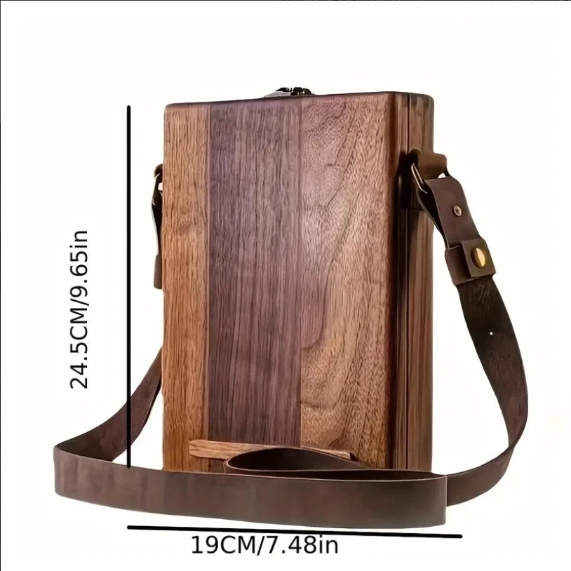 Wooden Messenger Briefcase