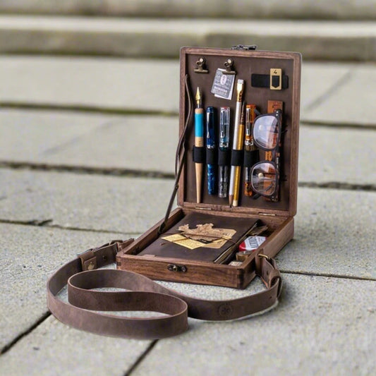 Wooden Messenger Briefcase