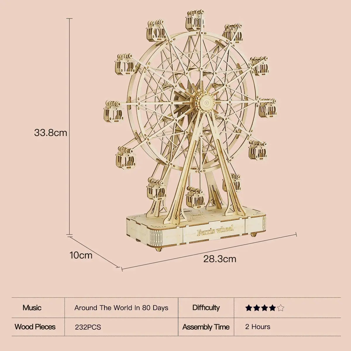 Grand Voyager 3D Ferris Wheel Model Kit