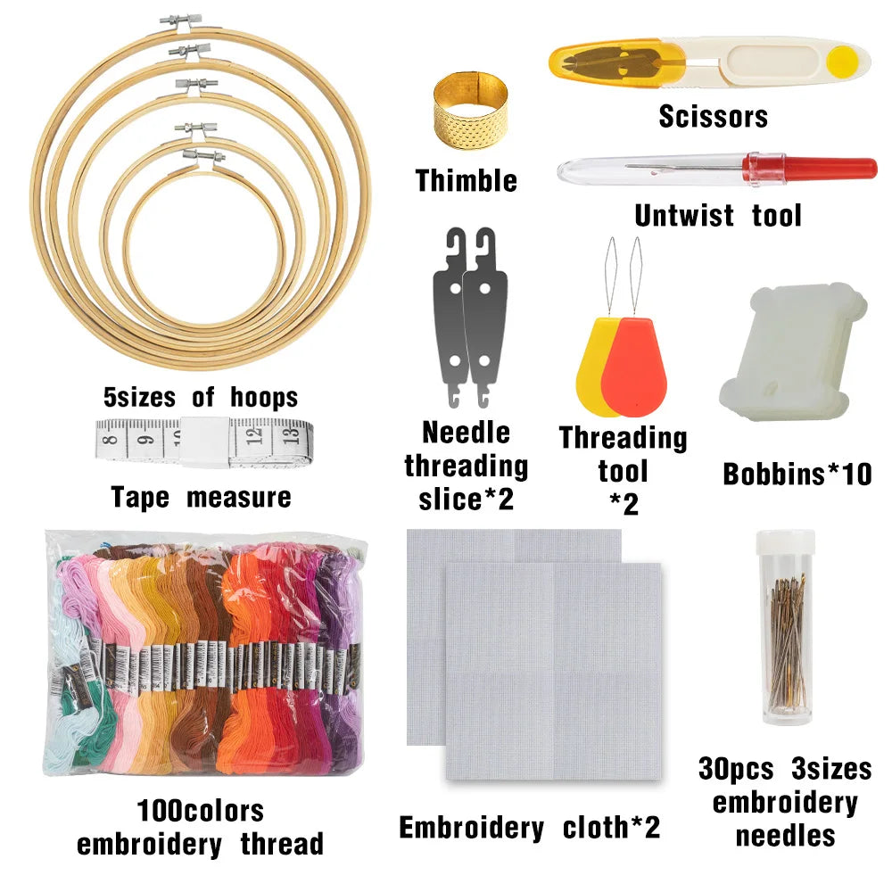 Bamboo Embroidery Starter Kit