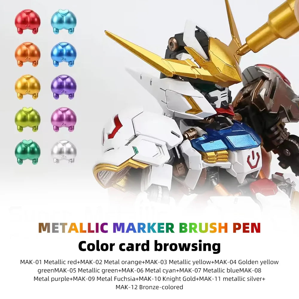 Super Metallic Marker Brush Pen