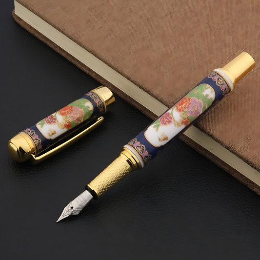 The Nebula Peony Fountain Pen