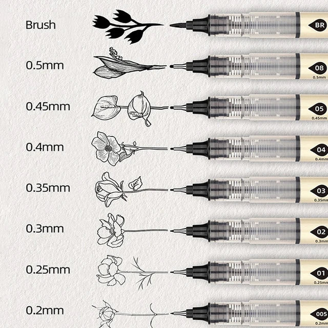 Precision Ink Art Marker Set