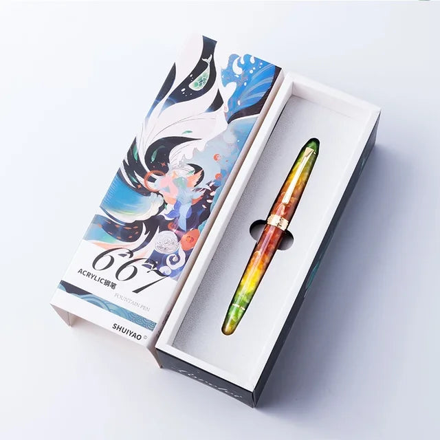 Colorful Resin Fountain Pen