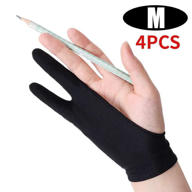 Two-Finger Artist Glove for Drawing