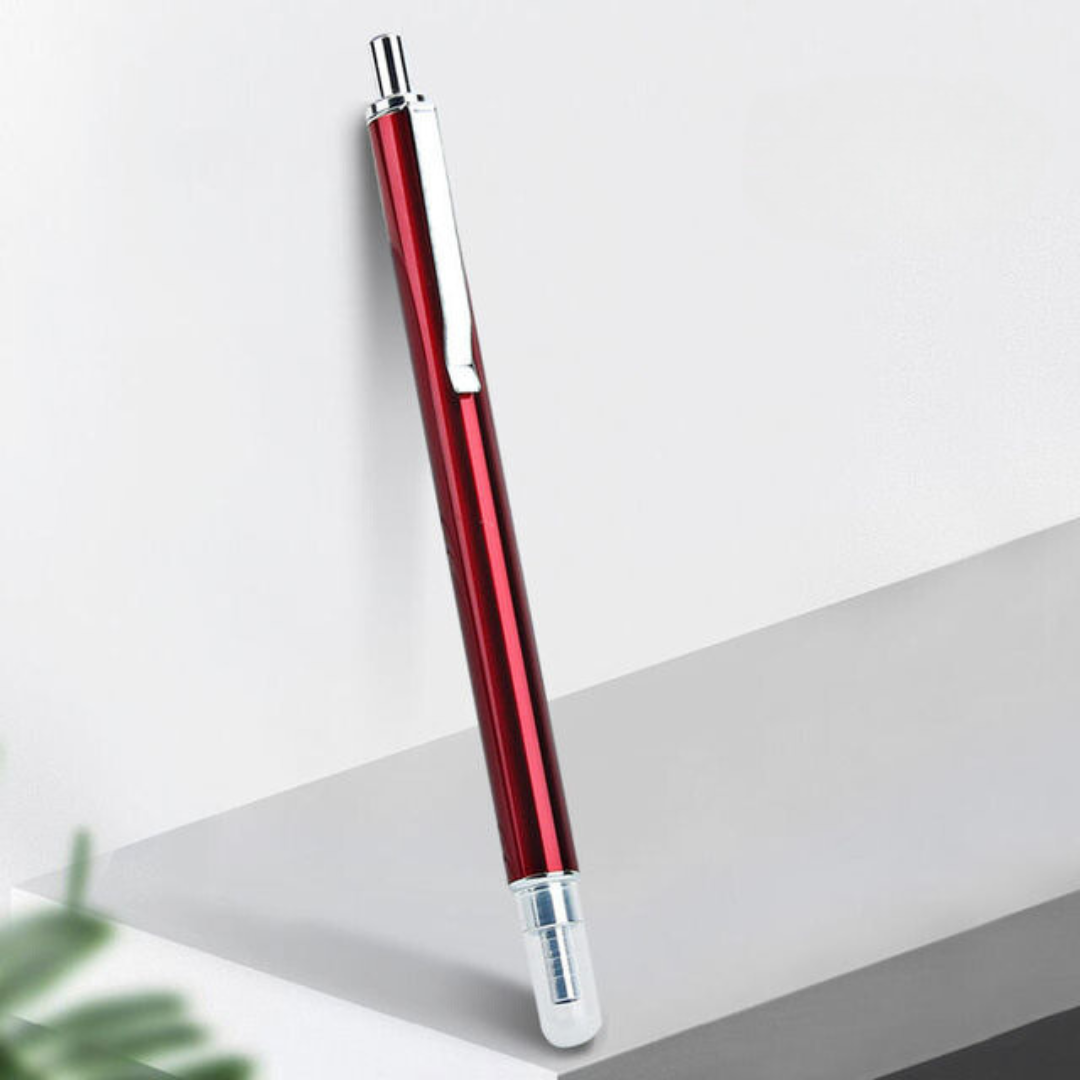 Nebula Grande Retractable Fountain Pen, Color - Red