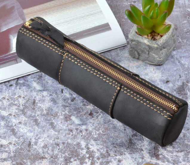 Genuine Leather Fountain Pen Case
