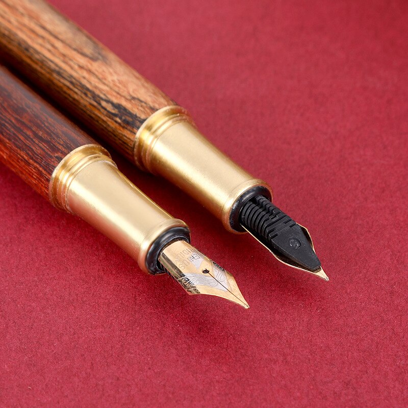 Nebula Brass Mini Fountain Pen - Too Shiny For Ya