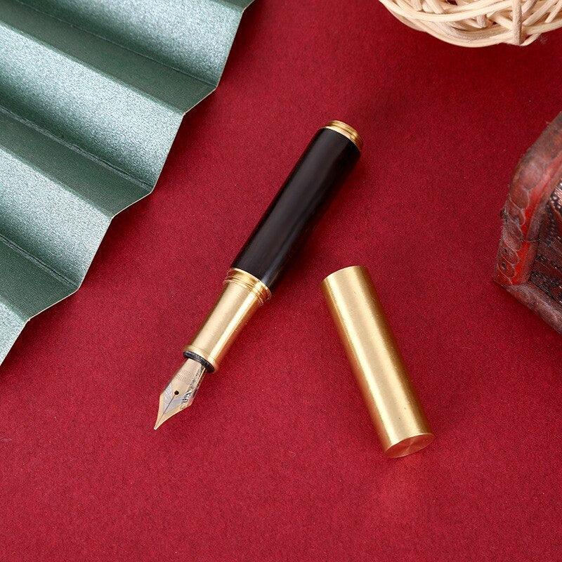 Nebula Brass Cigar Fountain Pen – Too Shiny For Ya